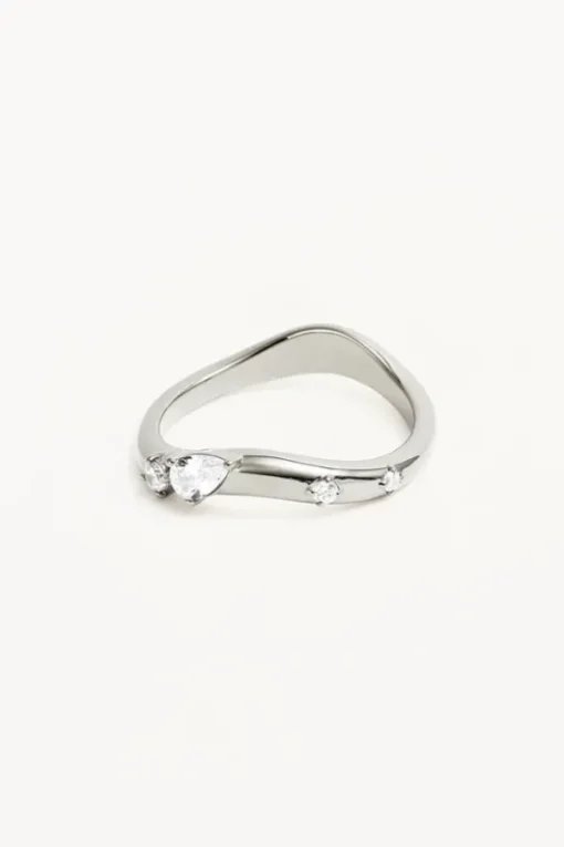 Sterling Silver Chasing Tides Ring