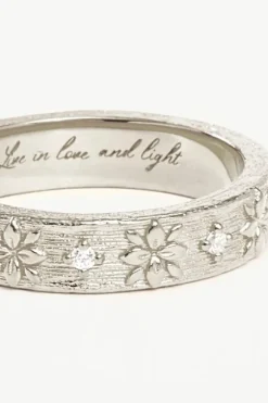 Sterling Silver Live In Grace Ring