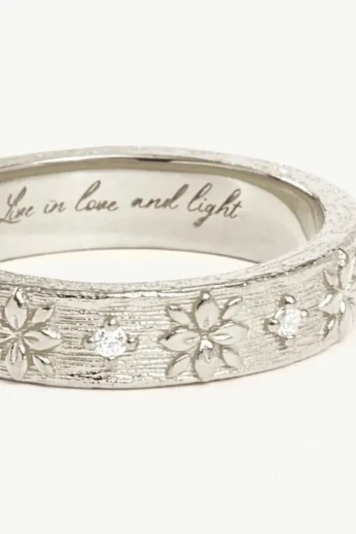 Sterling Silver Live In Grace Ring