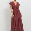 Sunrise Spirit Midi Dress Earth