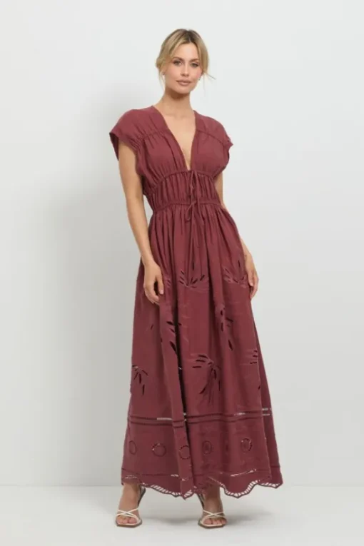 Sunrise Spirit Midi Dress Earth