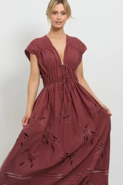 Sunrise Spirit Midi Dress Earth
