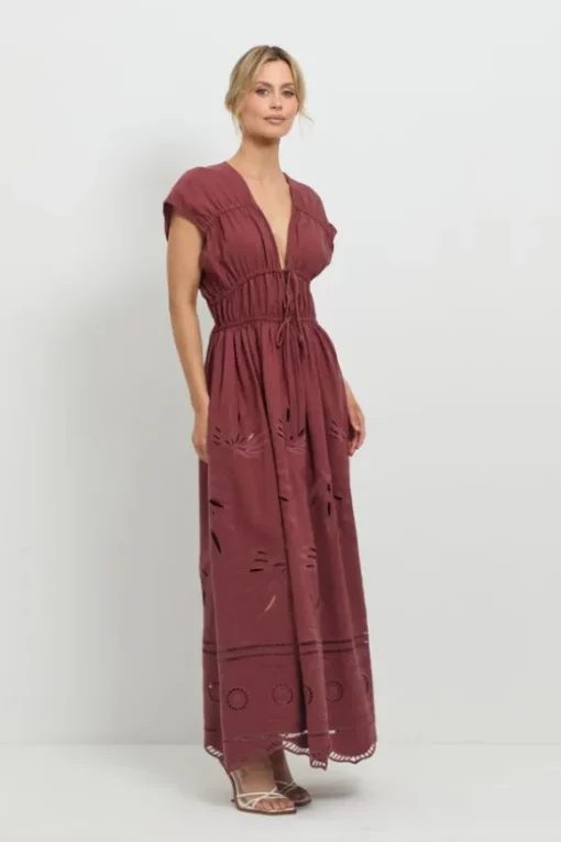 Sunrise Spirit Midi Dress Earth