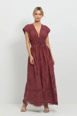 Sunrise Spirit Midi Dress Earth