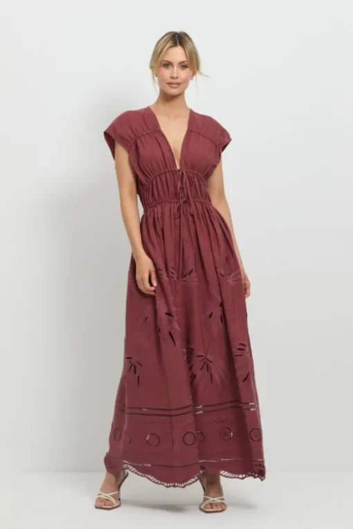 Sunrise Spirit Midi Dress Earth