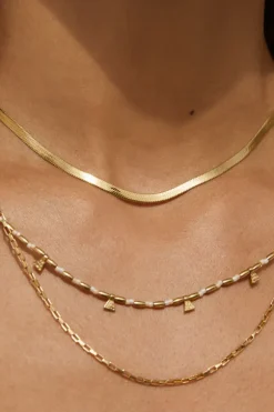 Sylvia Gold Snake Chain Necklace