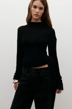 Tatiana Knit Top Black