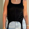 Teddy Corset Tank Black