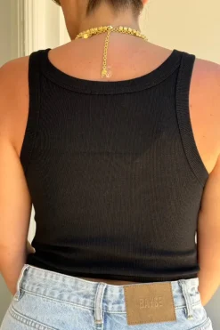 Teddy Corset Tank Black