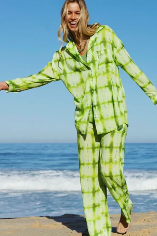 The Leisure Pant Limewash