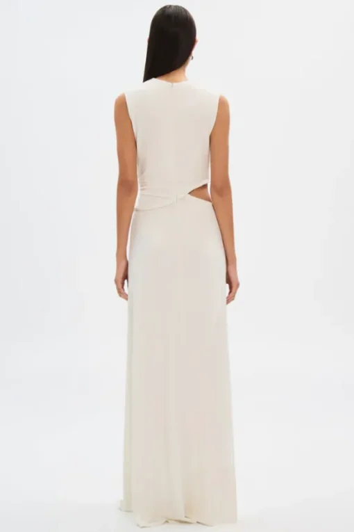 The Sierra Jersey Gown Ivory