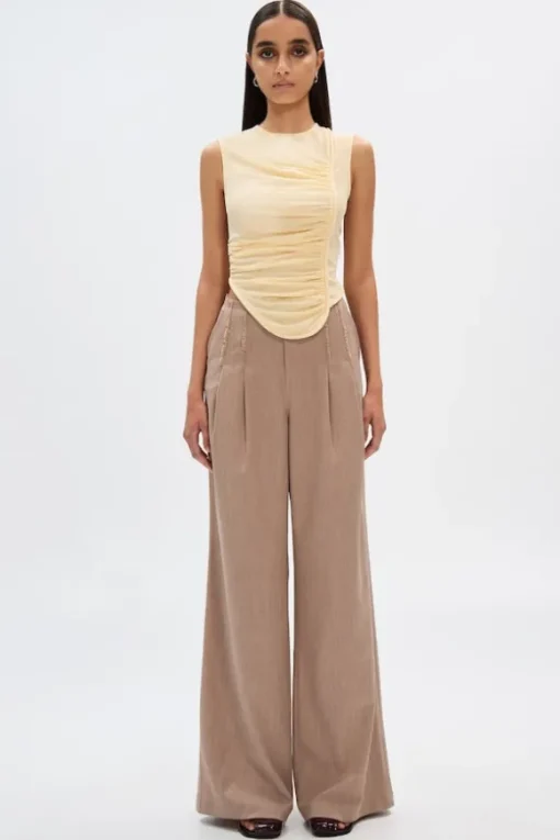 The 'Sierra' Mesh Top Butter