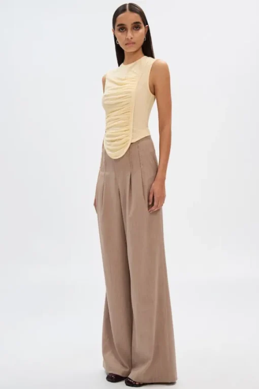 The 'Sierra' Mesh Top Butter