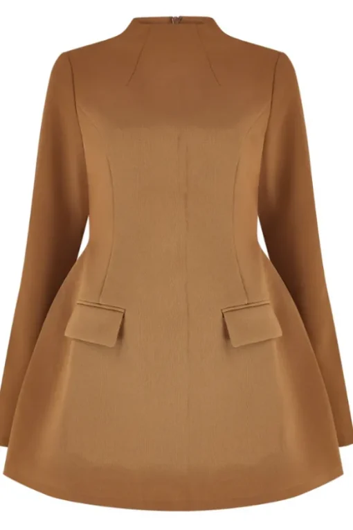 The Ultimate Muse Split Sleeve Mini Dress Olive