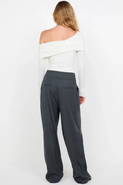 Tillie Drape Top White