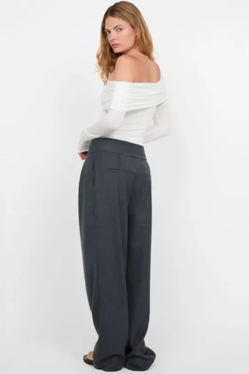 Tillie Drape Top White