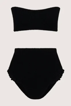 Tracey Frill Bikini Black/Black