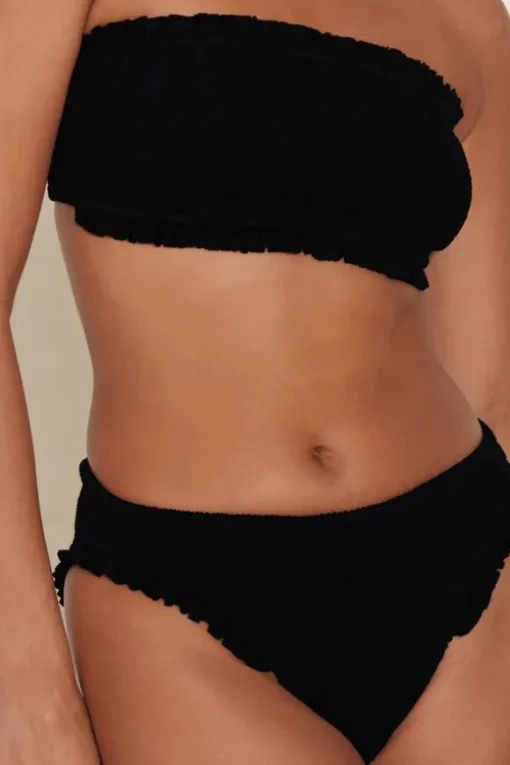 Tracey Frill Bikini Black/Black