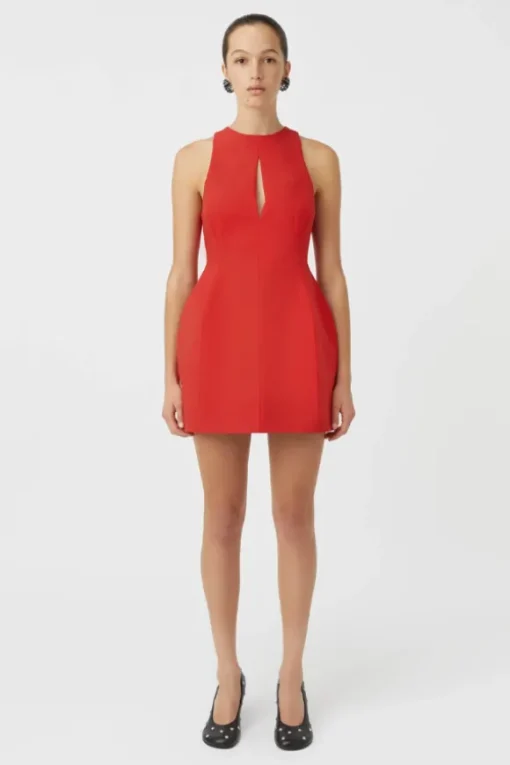 Vista Mini Dress Scarlet