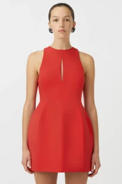 Vista Mini Dress Scarlet