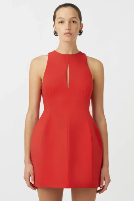 Vista Mini Dress Scarlet