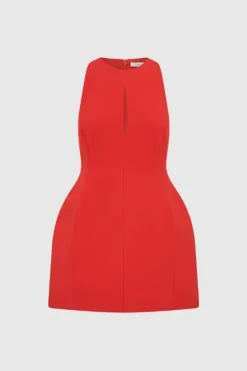 Vista Mini Dress Scarlet